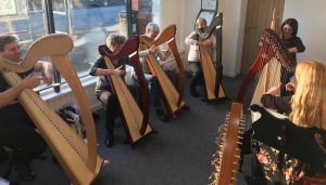 Harp taster session with Shelley Fairplay, January 2018